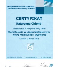 Stomatologia w ujęciu biologicznym - nowe możliwości i wyzwania - Katarzyna Chłond