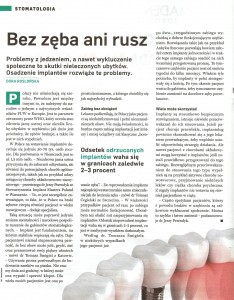 implantologia stomatologiczna