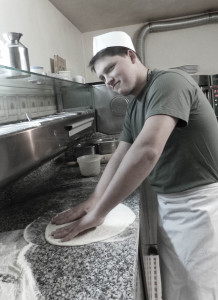 Sebastian Mataczyno w roli PizzMastera Sebastian Mataczyno w roli PizzMastera