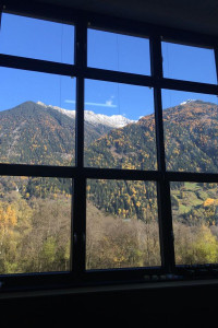 Przepiękny widok na Tyrol z naszej pracowni