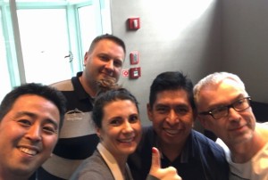 Lek. stom. implantolog Ewa Ziemba-Popławska wraz z uczestnikami kursu Sztuka modelowania w stomatologii